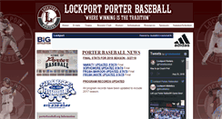 Desktop Screenshot of porterbaseball.org